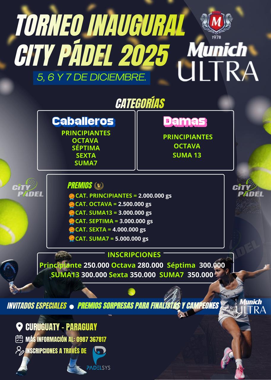 TORNEO INAUGURAL CITY PADEL 2025